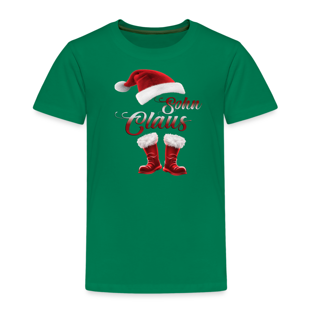 Sohn Claus Kinder T-Shirt - Kelly Green