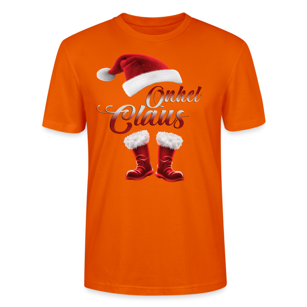 Onkel Claus T-Shirt - Tieforange