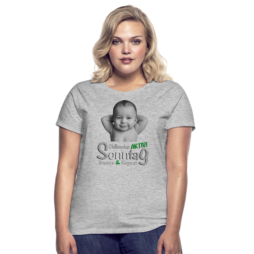 Chillivanillie Sonntags T-Shirt - Grau meliert