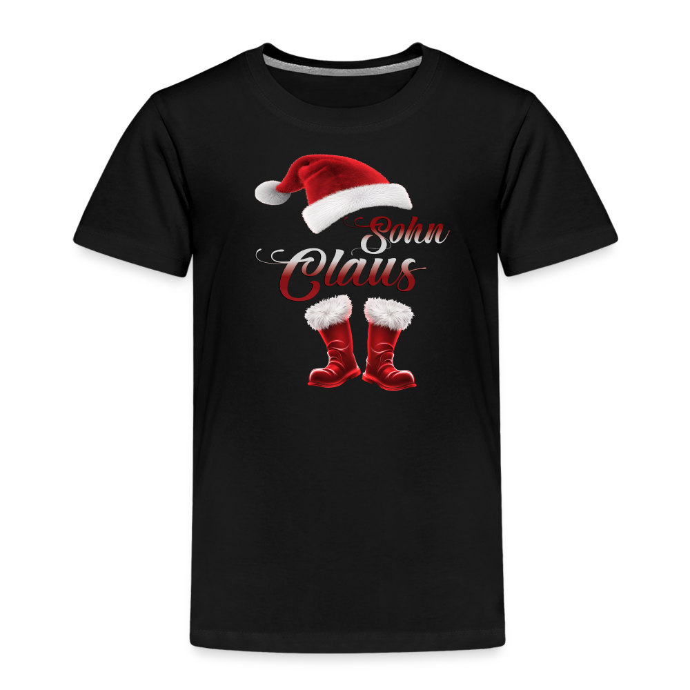 Sohn Claus Kinder T-Shirt - Schwarz