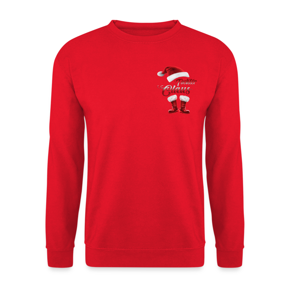 Ein Tochter Claus Pulli - Rot