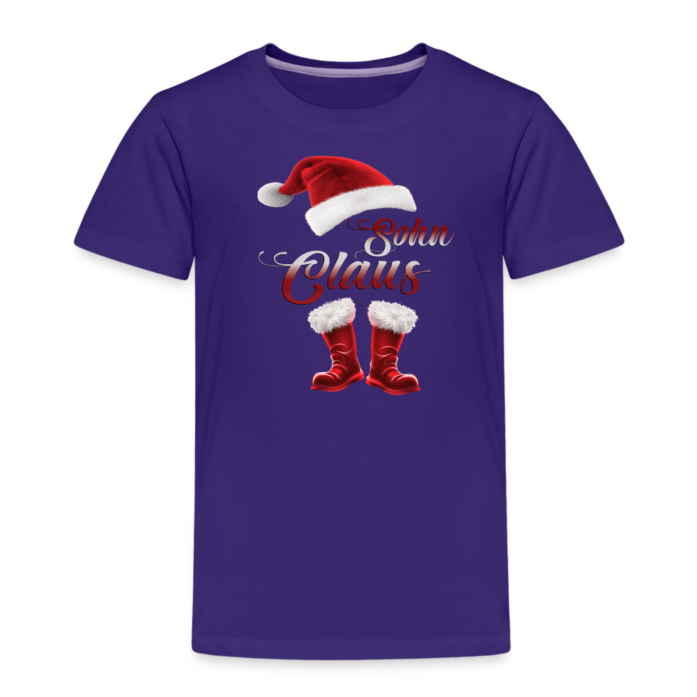 Sohn Claus Kinder T-Shirt - Lila