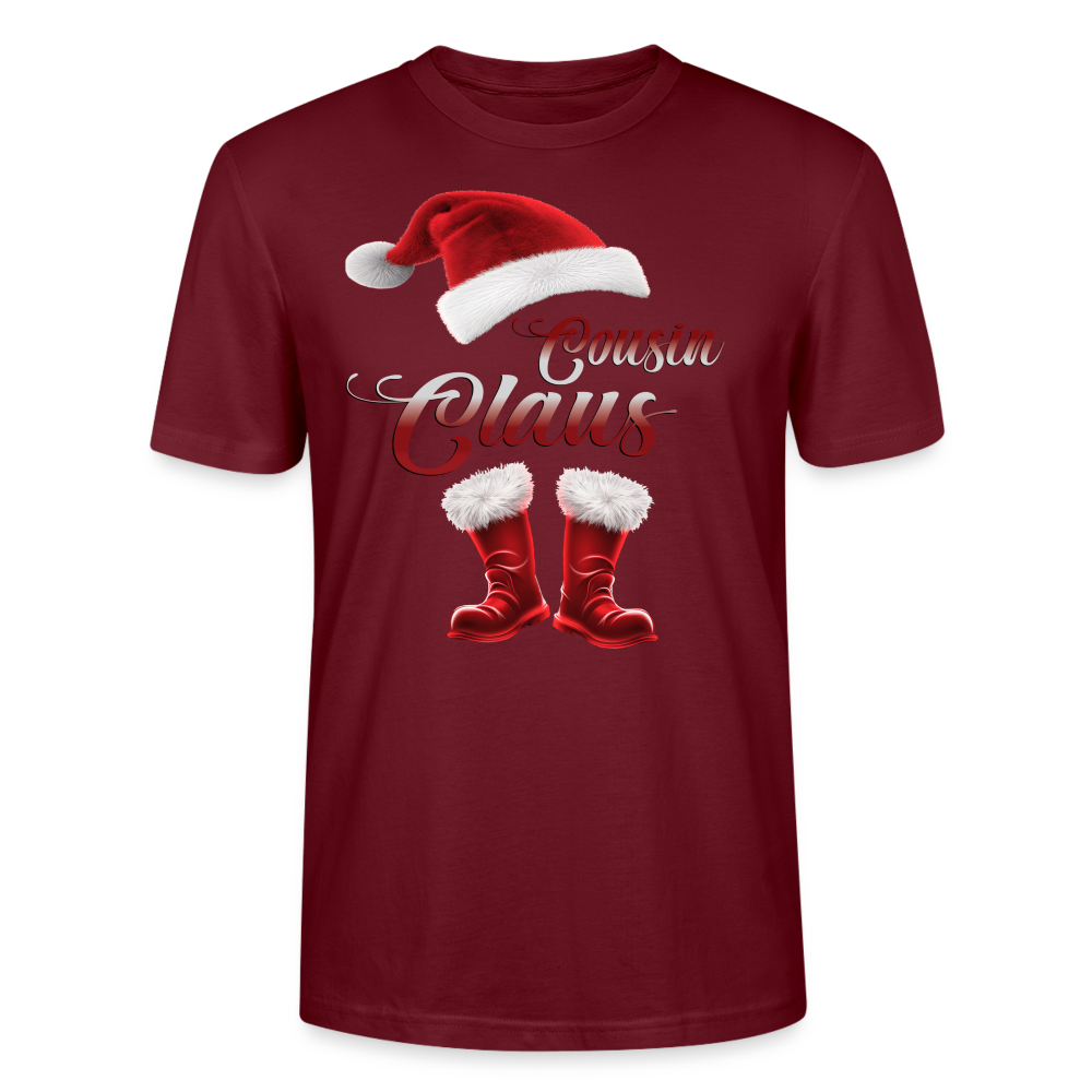 Cousin claus T-Shirt - Burgunderrot