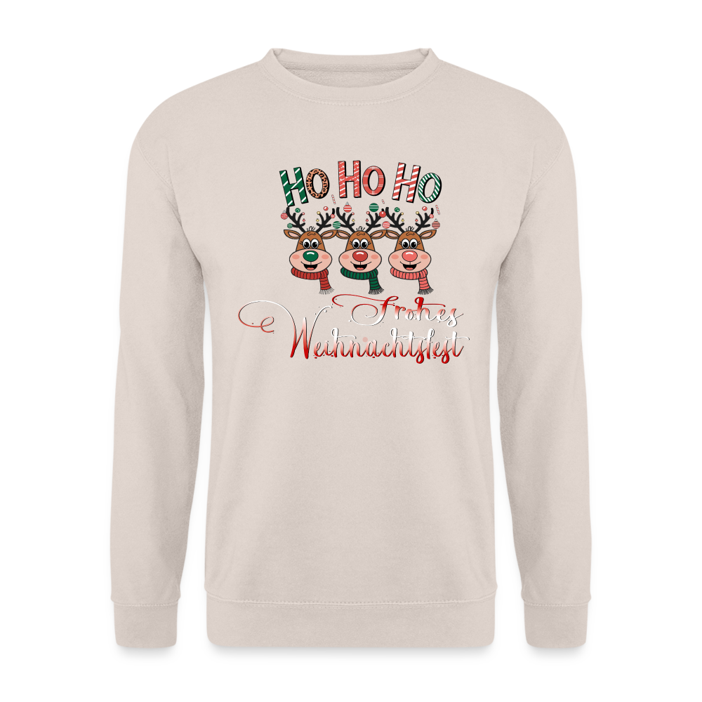 Frohes Weihnachtsfest Pullover - Sand