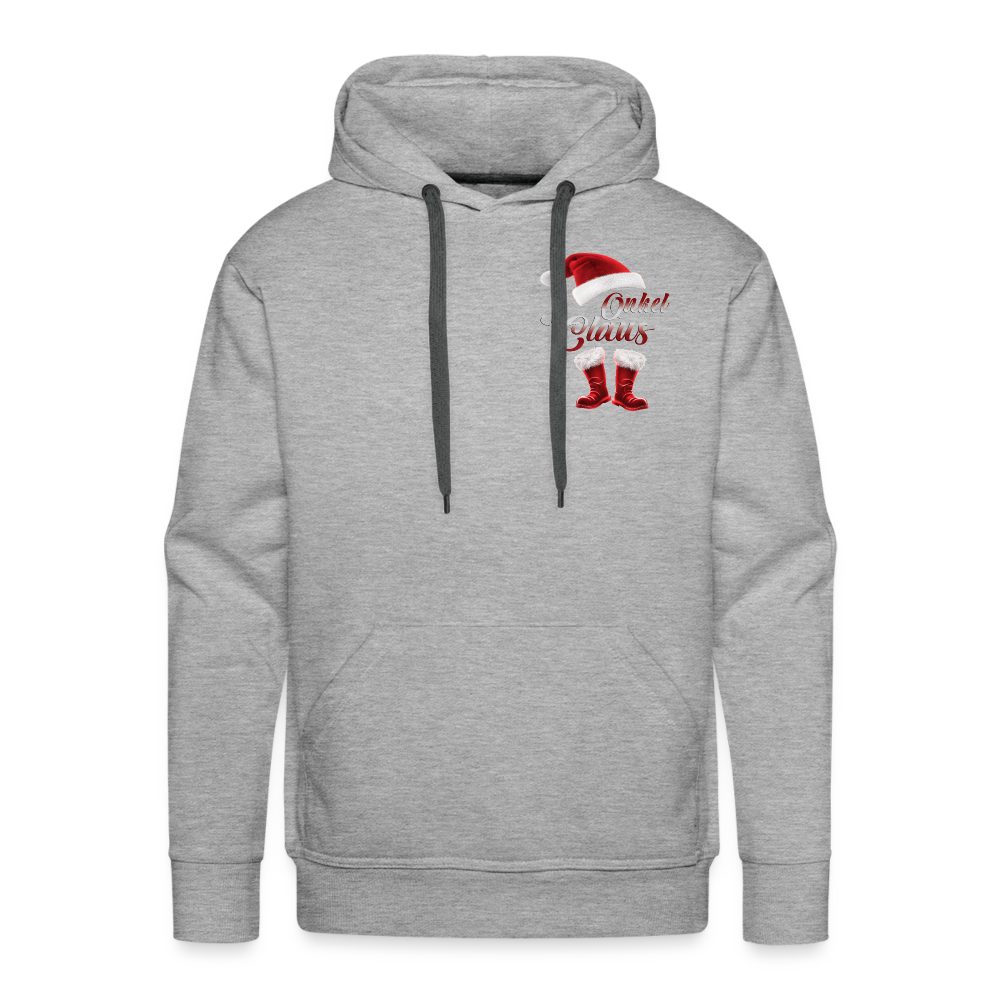 Onkel Claus Premium Hoodie - Grau meliert