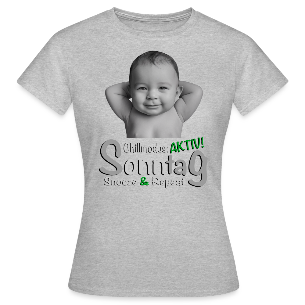 Chillivanillie Sonntags T-Shirt - Grau meliert