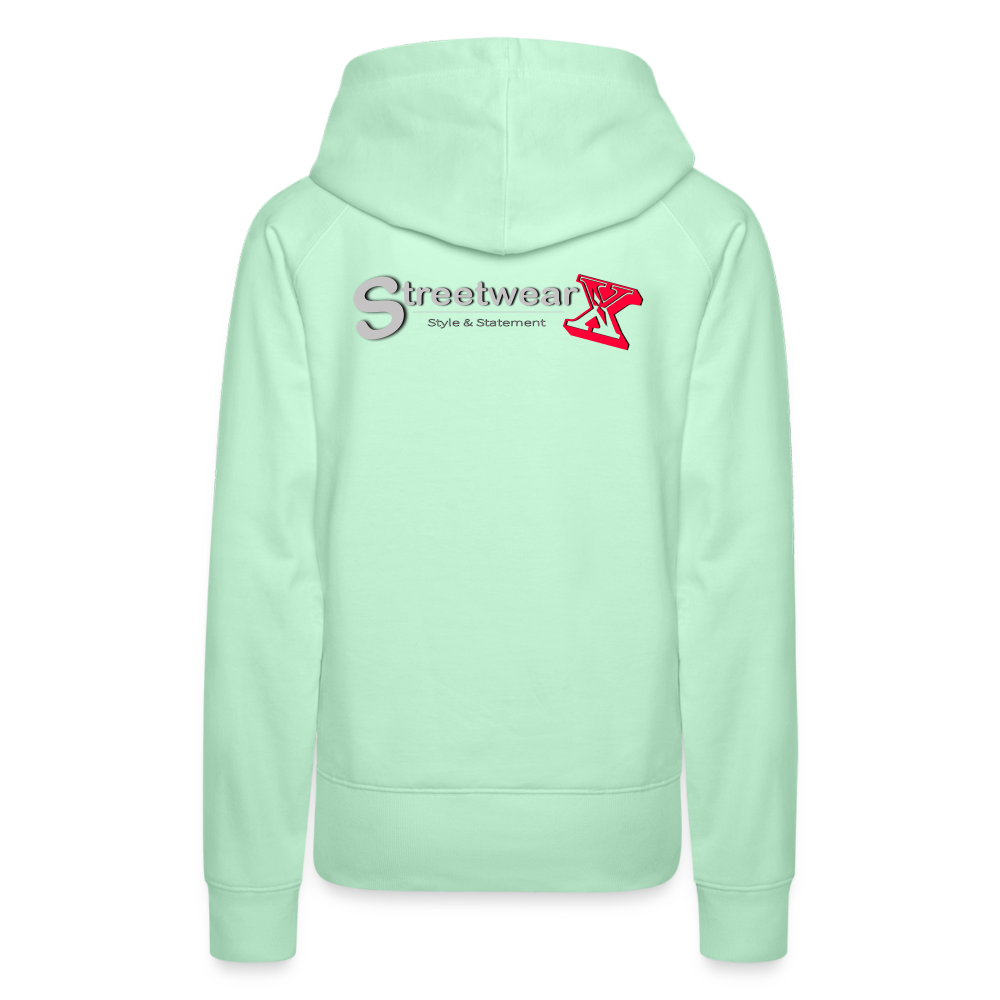 Frauen Freizeit Premium Hoodie - helles Mintgrün