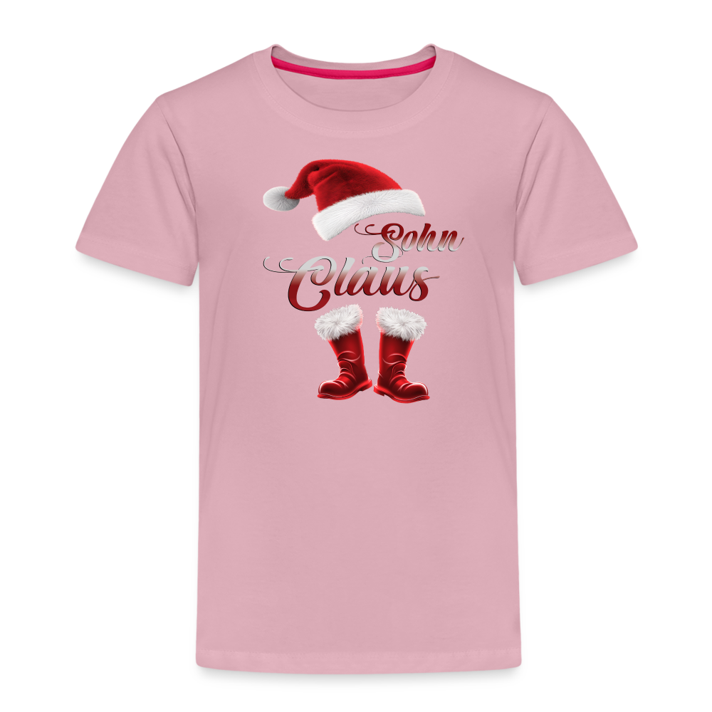 Sohn Claus Kinder T-Shirt - Hellrosa