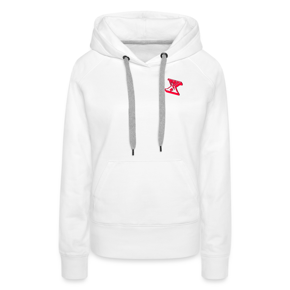 Frauen Freizeit Premium Hoodie - Weiß