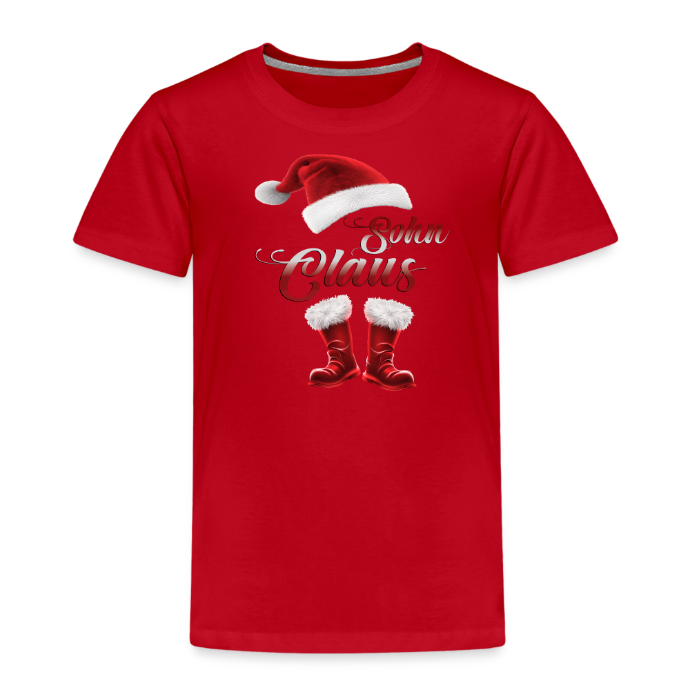 Sohn Claus Kinder T-Shirt - Rot