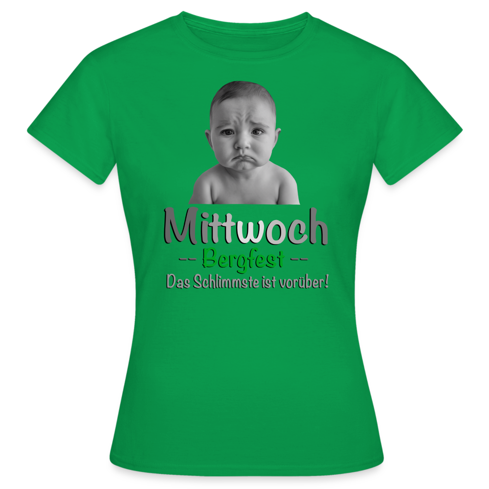 Mittwoch endlich Bergfest T-Shirt - Kelly Green