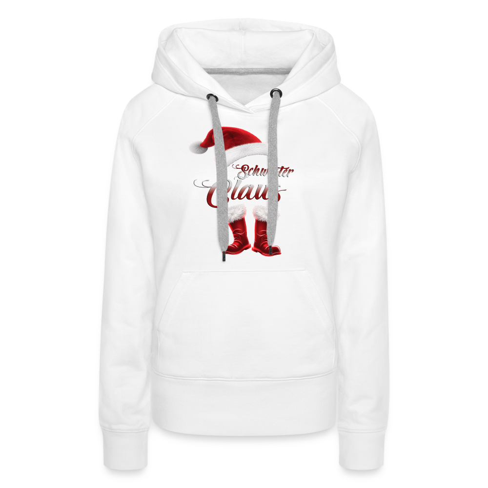 Schwester Claus Premium Hoodie - Weiß