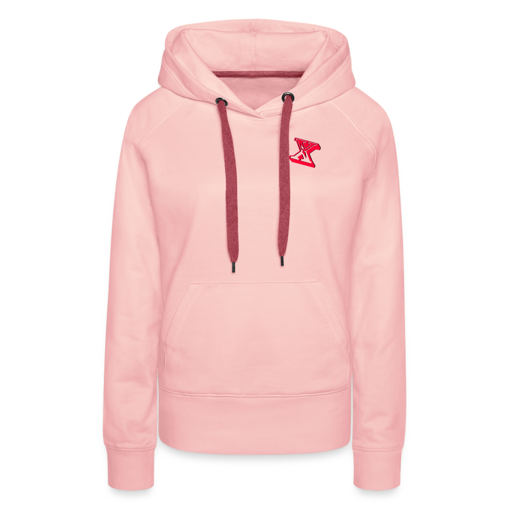 Frauen Freizeit Premium Hoodie - Kristallrosa