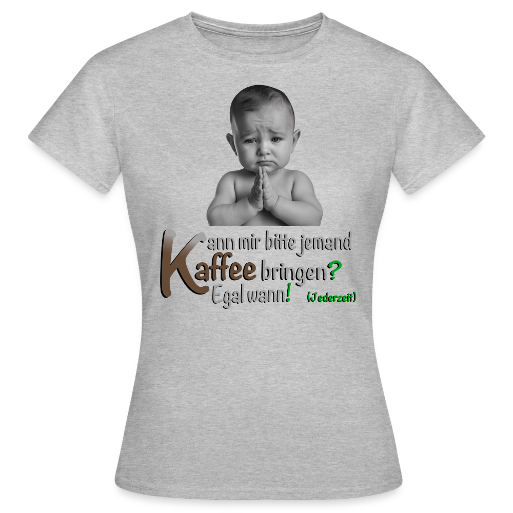 Das Shirt für kostenlosen Kaffee ✅ - Grau meliert