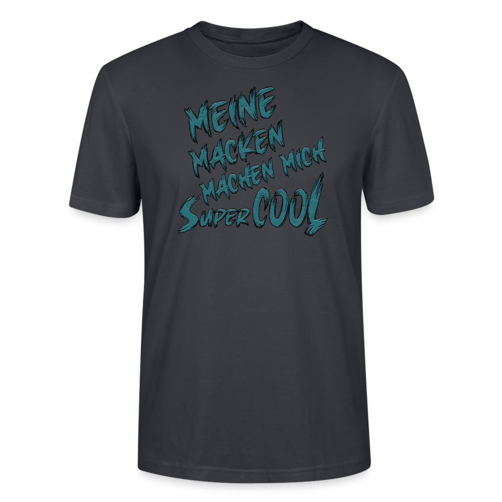 Super coole Macken T-Shirt - Dunkles Graublau