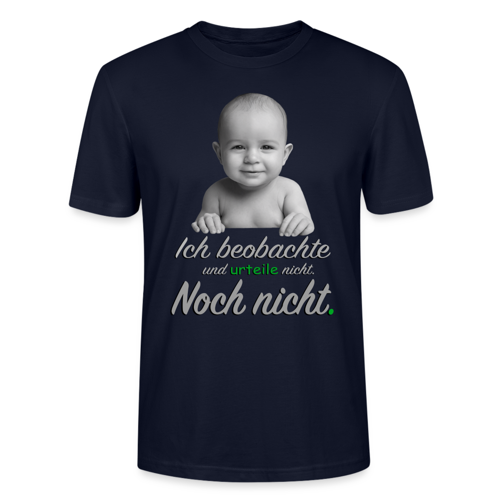 Ich beobachte nicht - Shirt - Navy