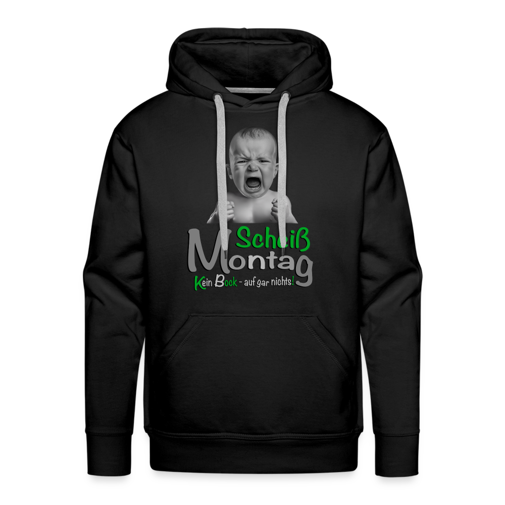 Montag ist ätzend Hoodie - Schwarz